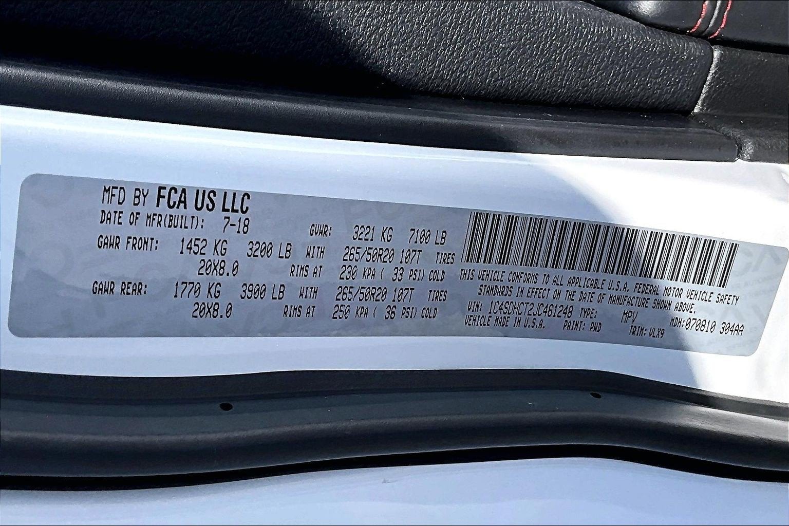 2018 Dodge Durango R/T