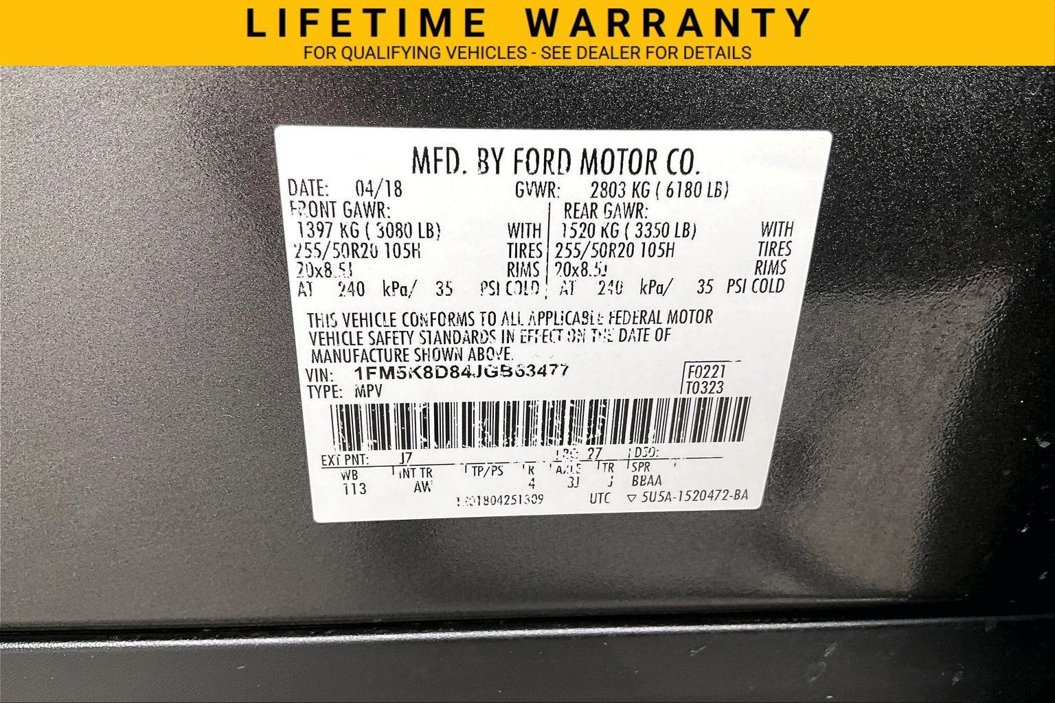 2018 Ford Explorer XLT