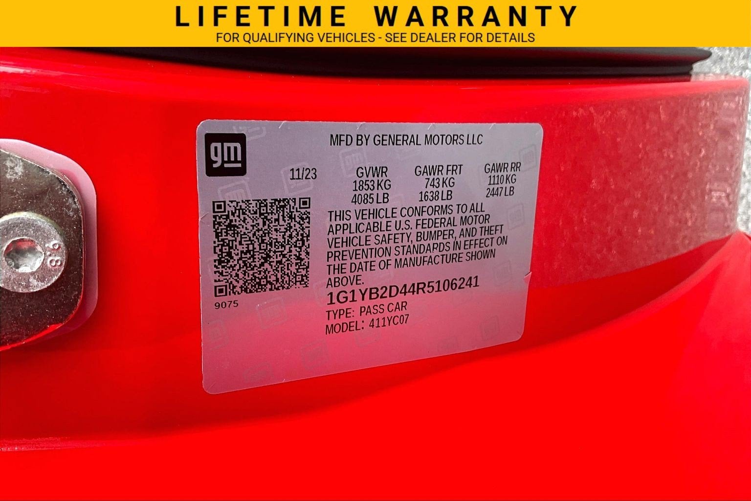 2024 Chevrolet Corvette Stingray 2LT