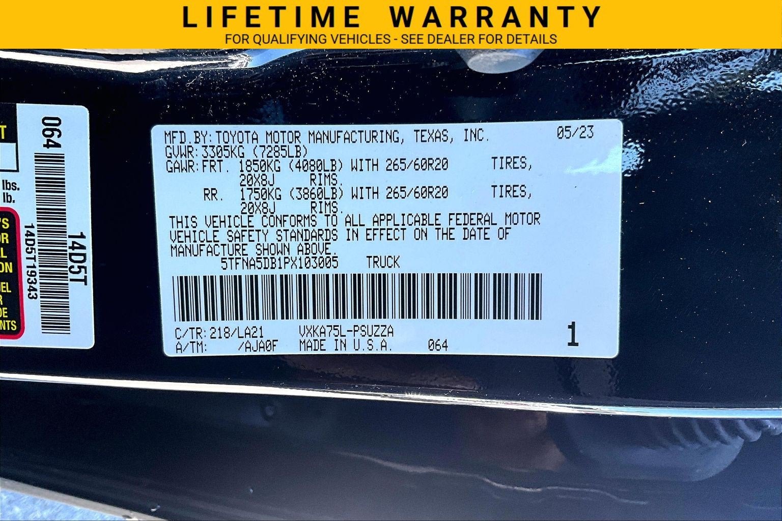 2023 Toyota Tundra 4WD Platinum