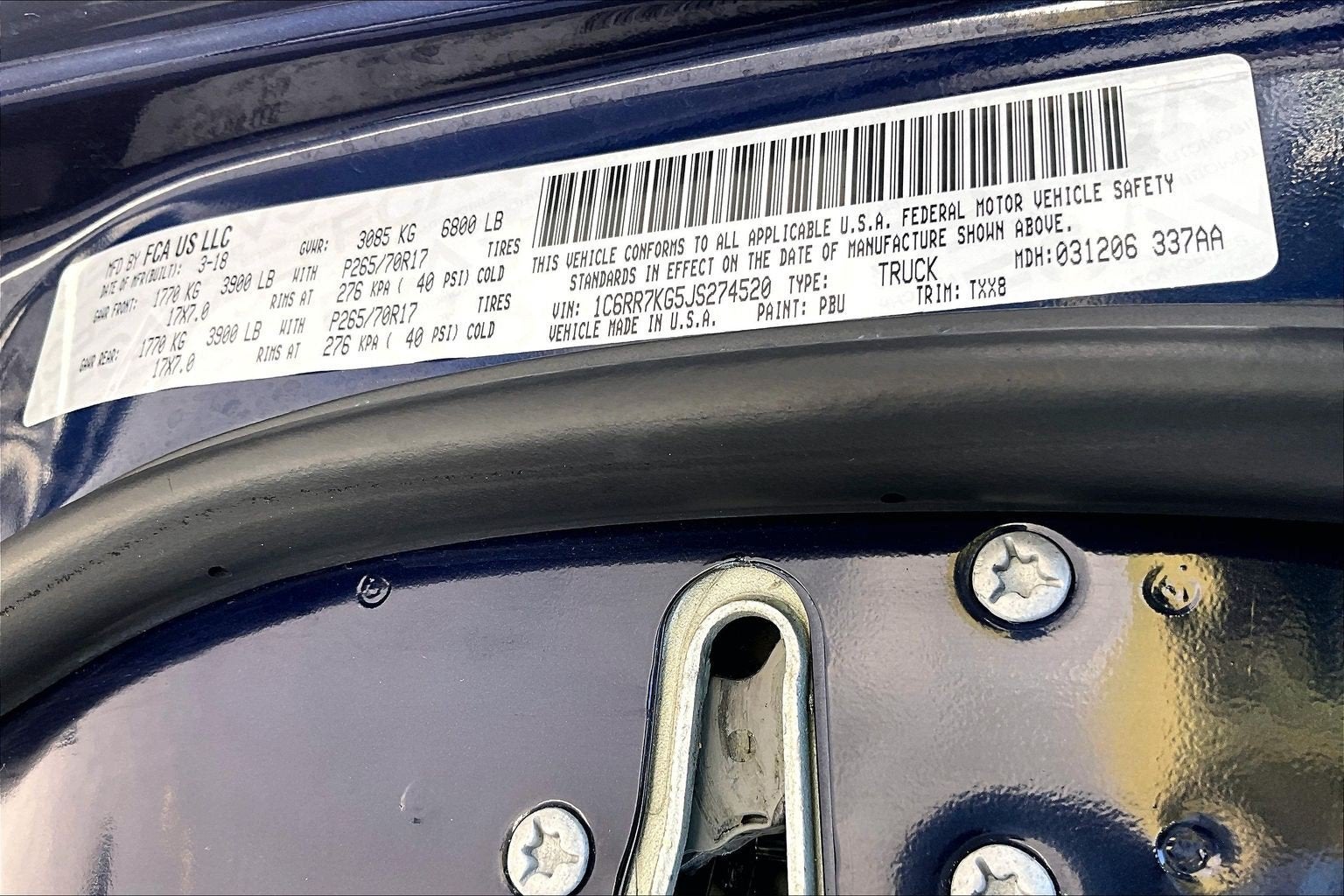 2018 RAM 1500 Tradesman