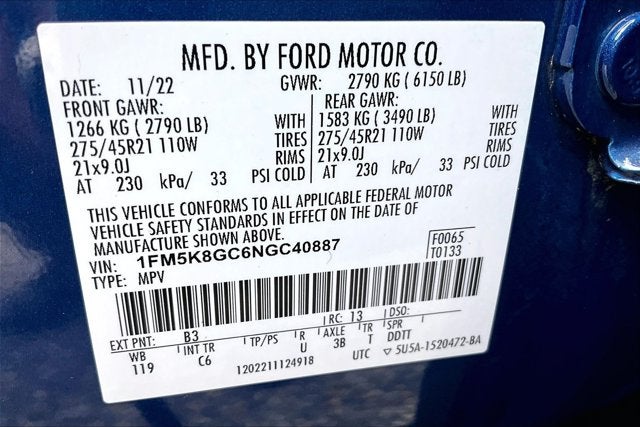 2022 Ford Explorer ST