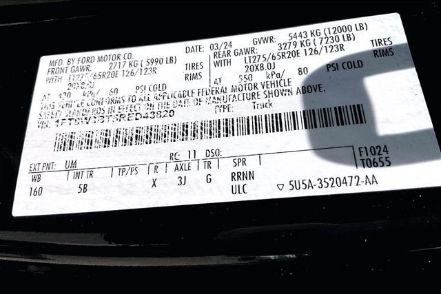 2024 Ford Super Duty F-350 SRW LARIAT