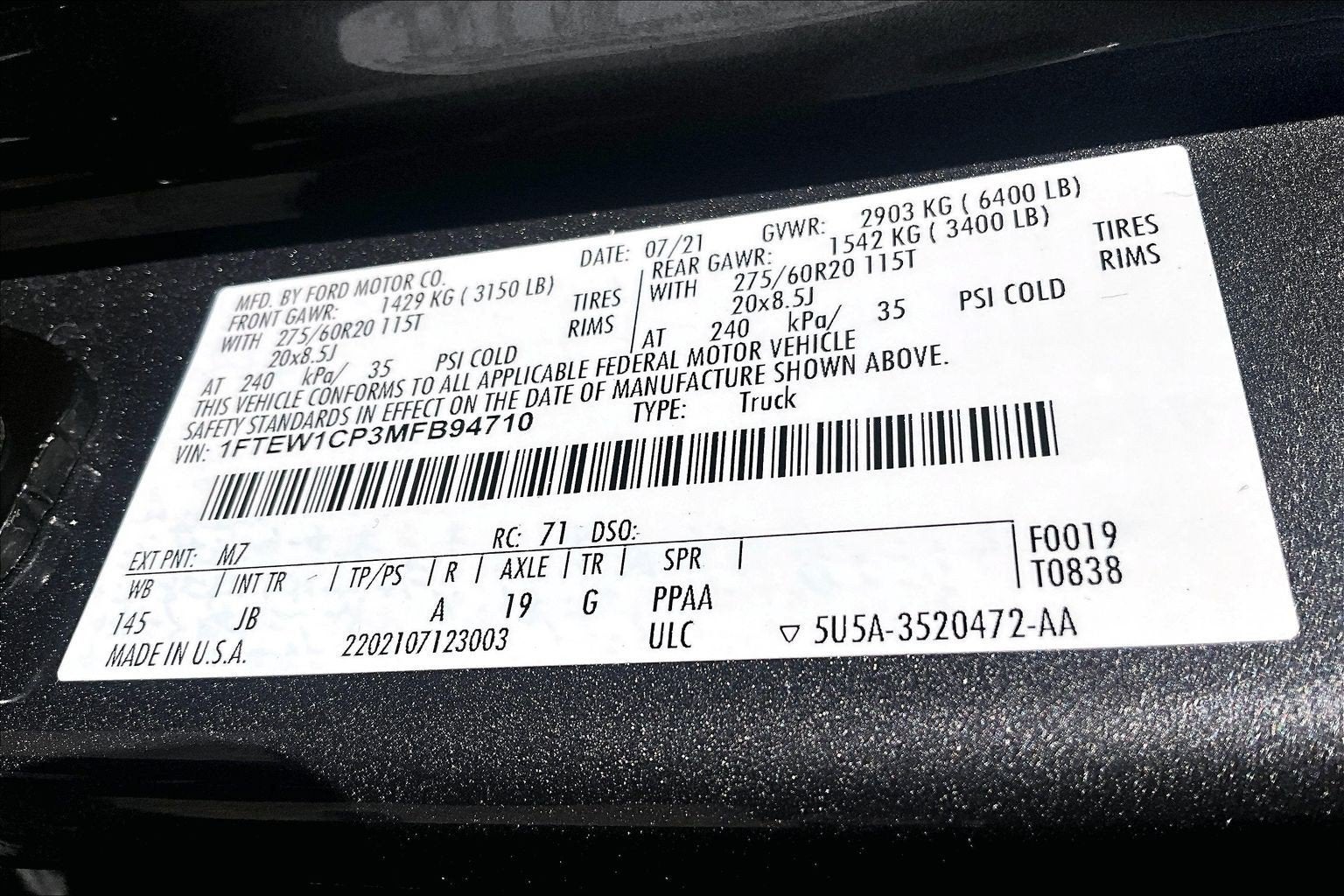 2021 Ford F-150 XL STX