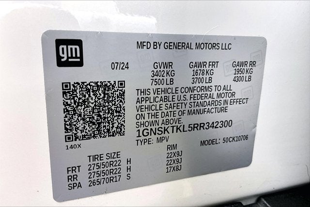 2024 Chevrolet Tahoe High Country DELUXE 4WD