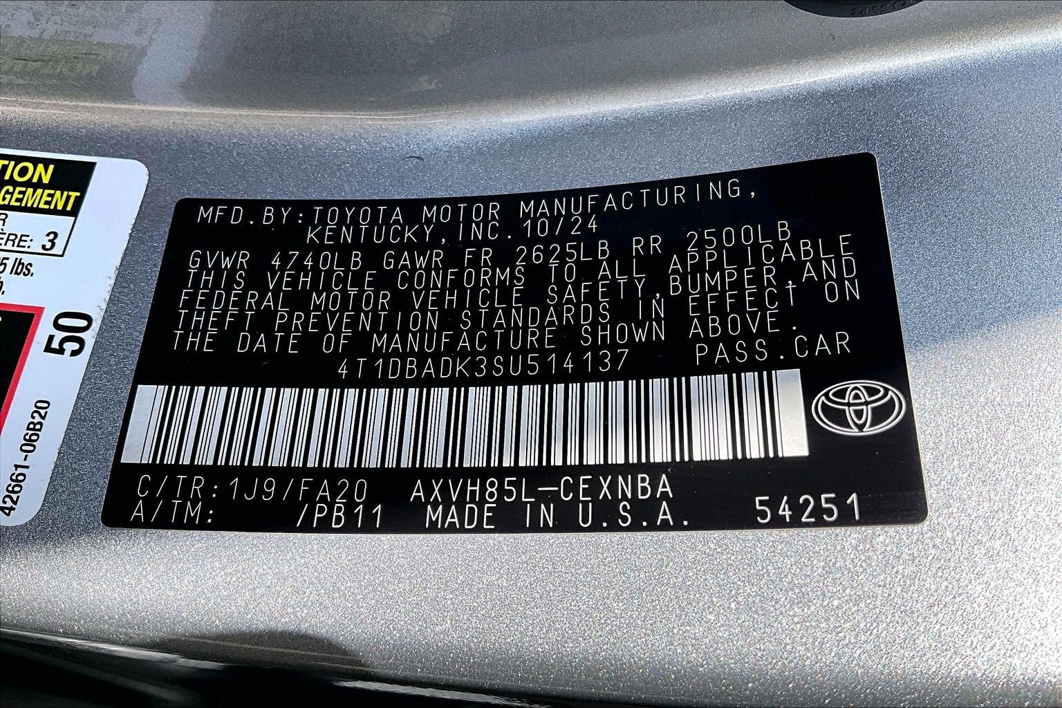 2025 Toyota Camry LE
