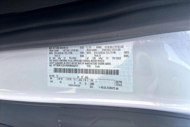 2024 Ford Transit Cargo Van 148 WB Medium Roof Cargo