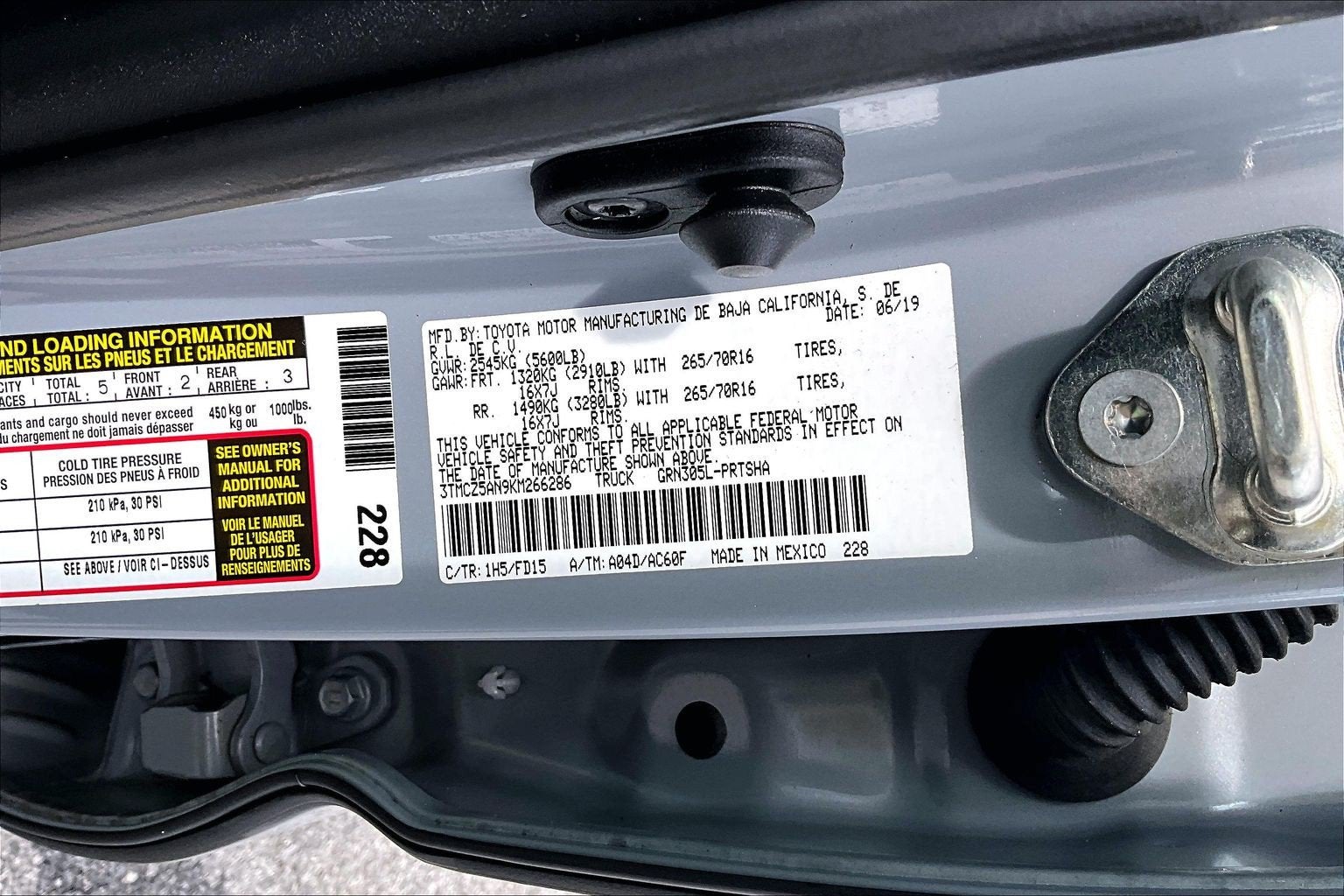 2019 Toyota Tacoma 4WD TRD Off Road