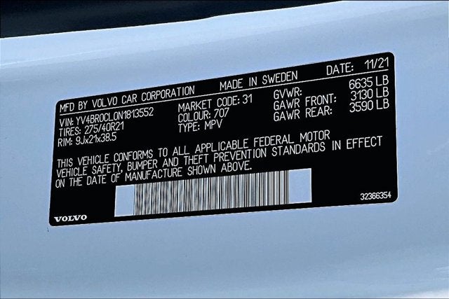 2022 Volvo XC90 Recharge Plug-In Hybrid Inscription