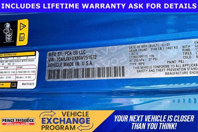 2021 Jeep Wrangler Unlimited Rubicon 4x4