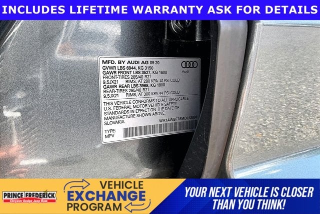 2021 Audi SQ7 Premium Plus TFSI quattro Tiptronic