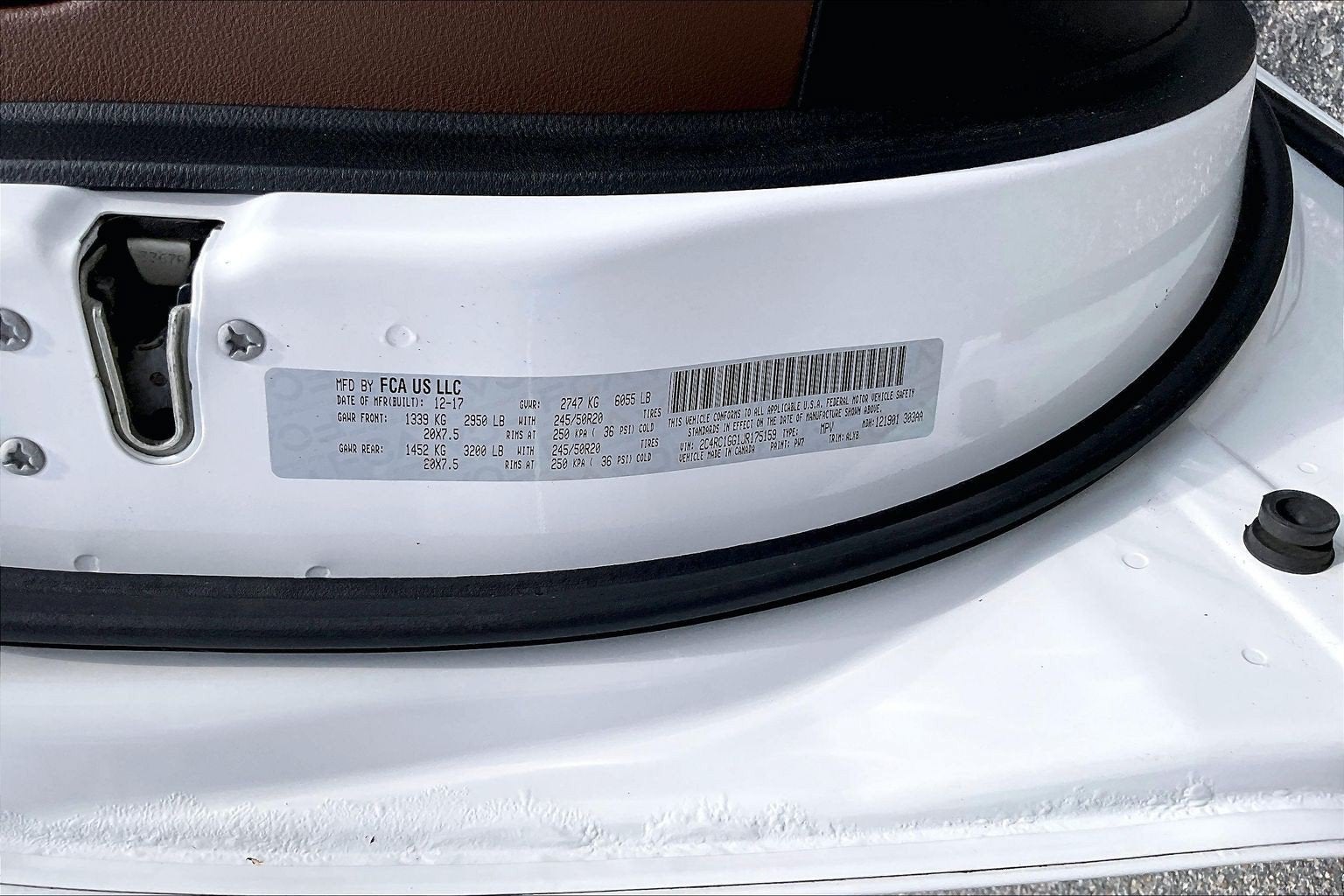 2018 Chrysler Pacifica Limited