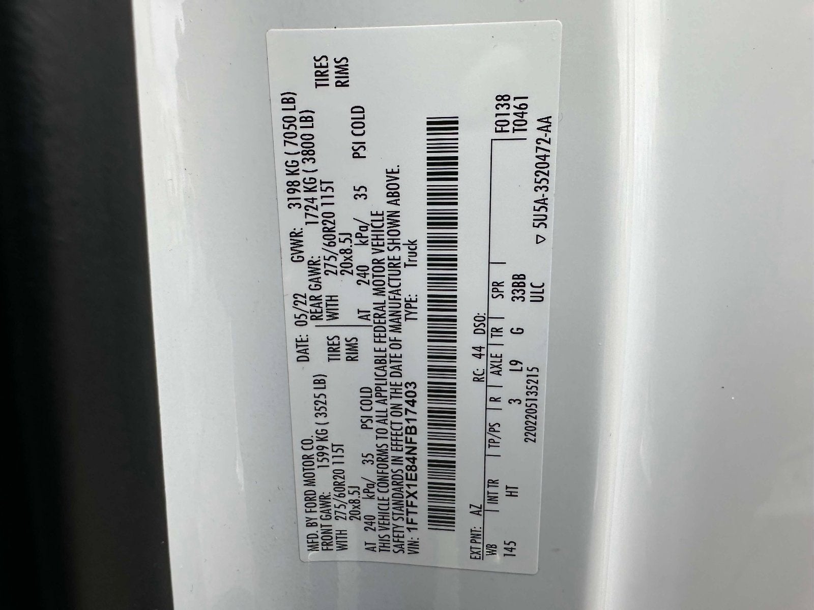 2022 Ford F-150 Base