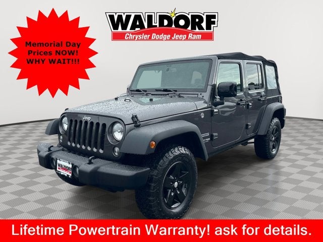 2018 Jeep Wrangler JK Unlimited Sport S 4x4