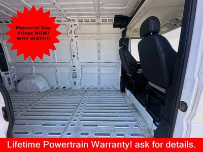 2024 RAM ProMaster 2500 Cargo Van Tradesman High Roof 159' WB w/Pass Seat