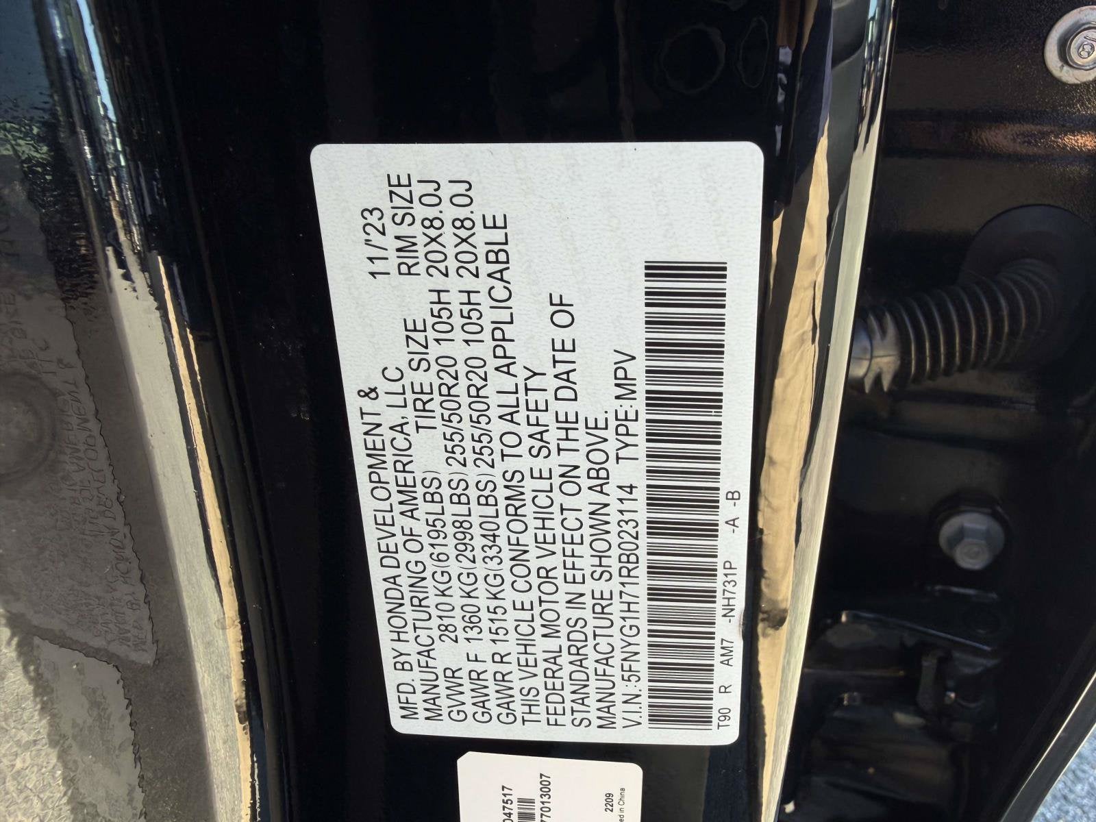 2024 Honda Pilot Touring