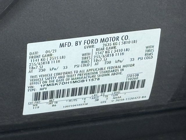 2021 Ford Explorer XLT