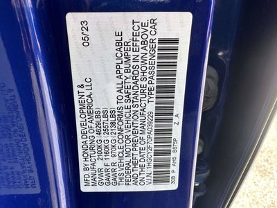 2023 Honda Accord Hybrid Sport-L
