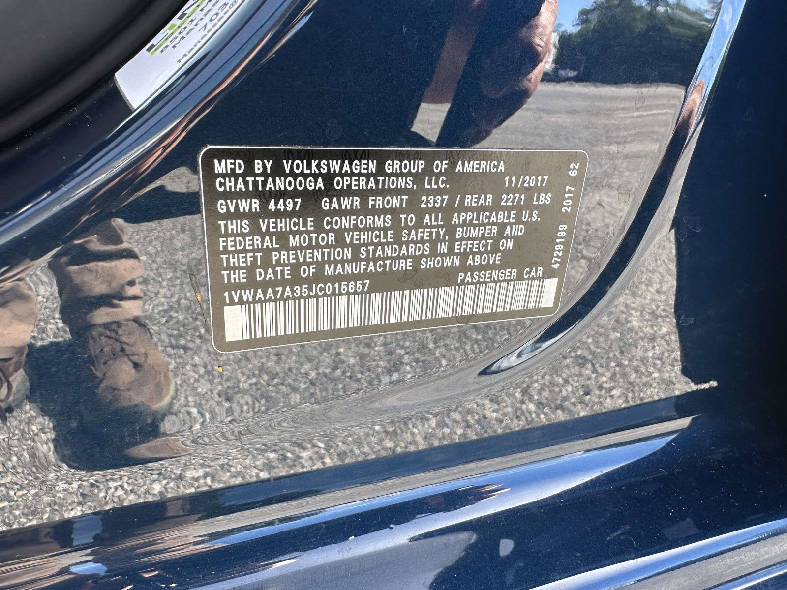 2018 Volkswagen Passat Base