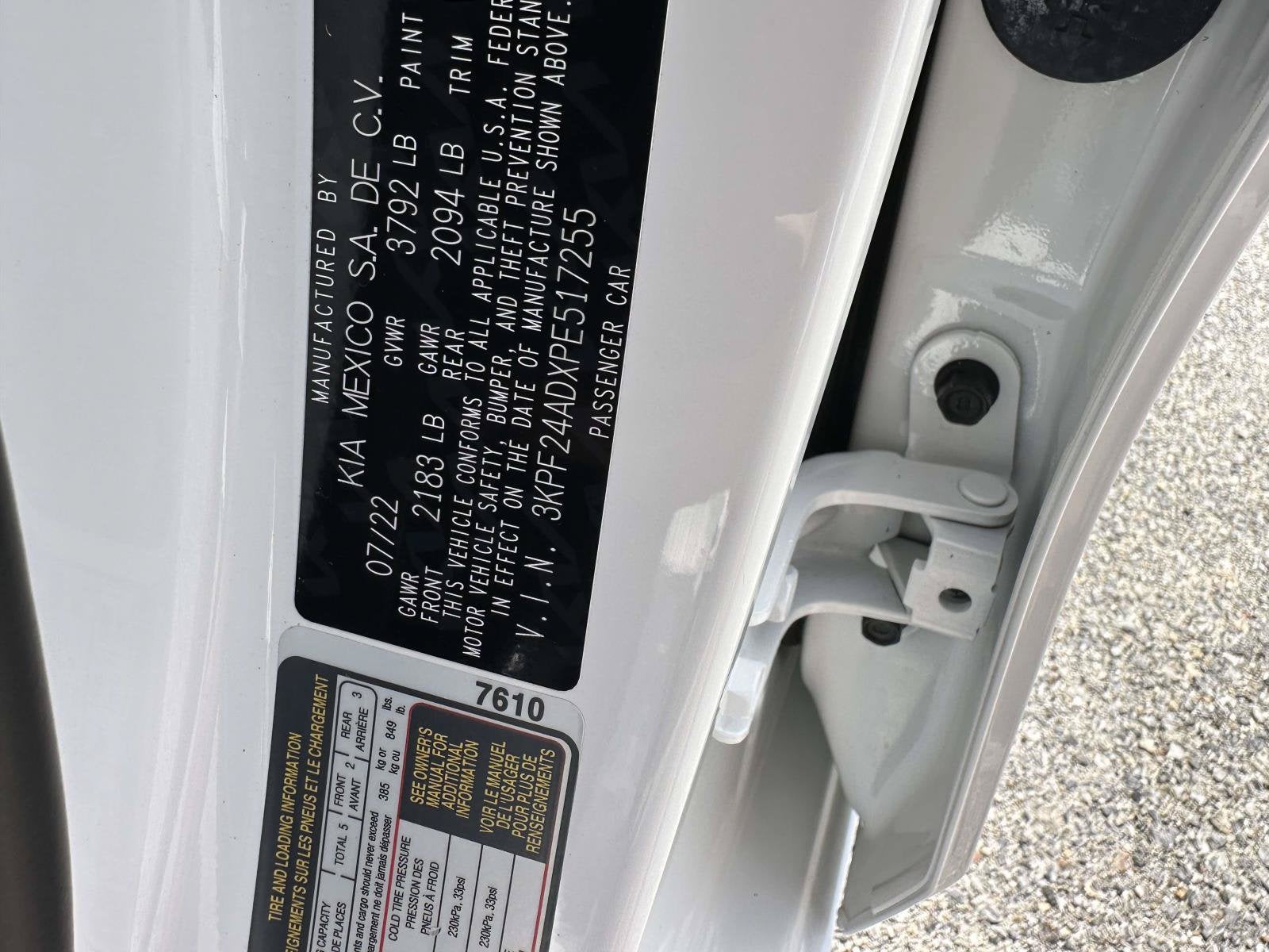 2023 Kia Forte LXS