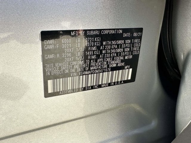 2021 Subaru Ascent Limited
