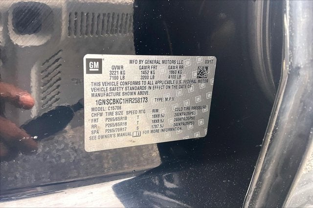 2017 Chevrolet Tahoe LT