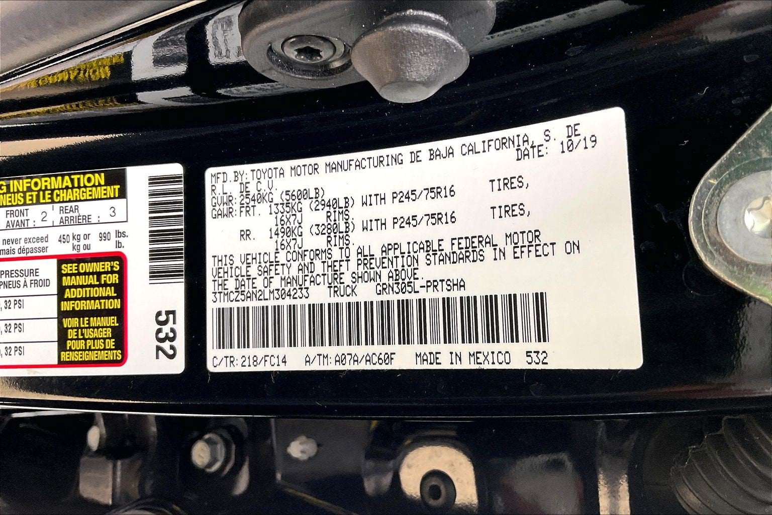 2020 Toyota Tacoma SR5