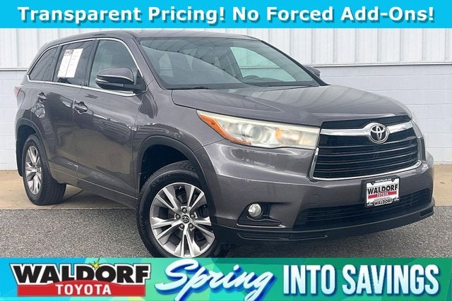 2016 Toyota HIGHLANDER LE Plus