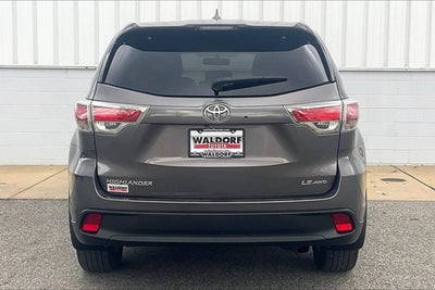 2016 Toyota HIGHLANDER LE Plus