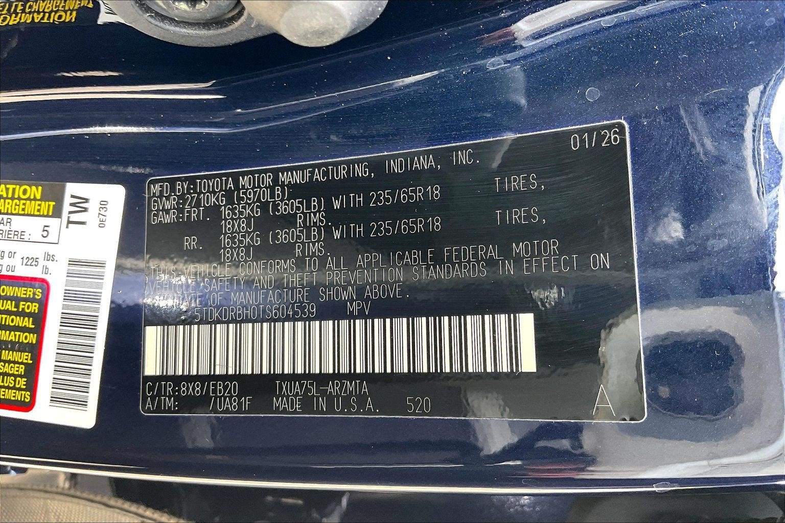 2026 Toyota Highlander XLE