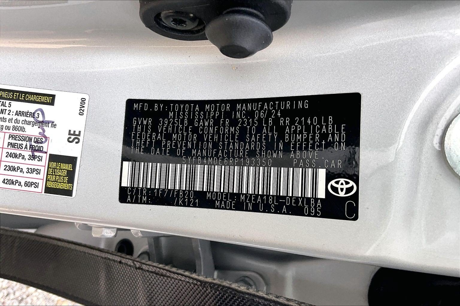 2024 Toyota Corolla LE