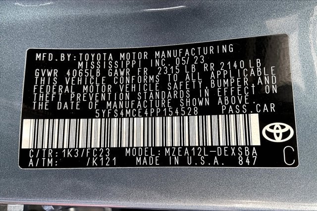 2023 Toyota Corolla SE