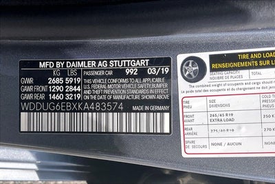 2019 Mercedes-Benz S-Class S 450