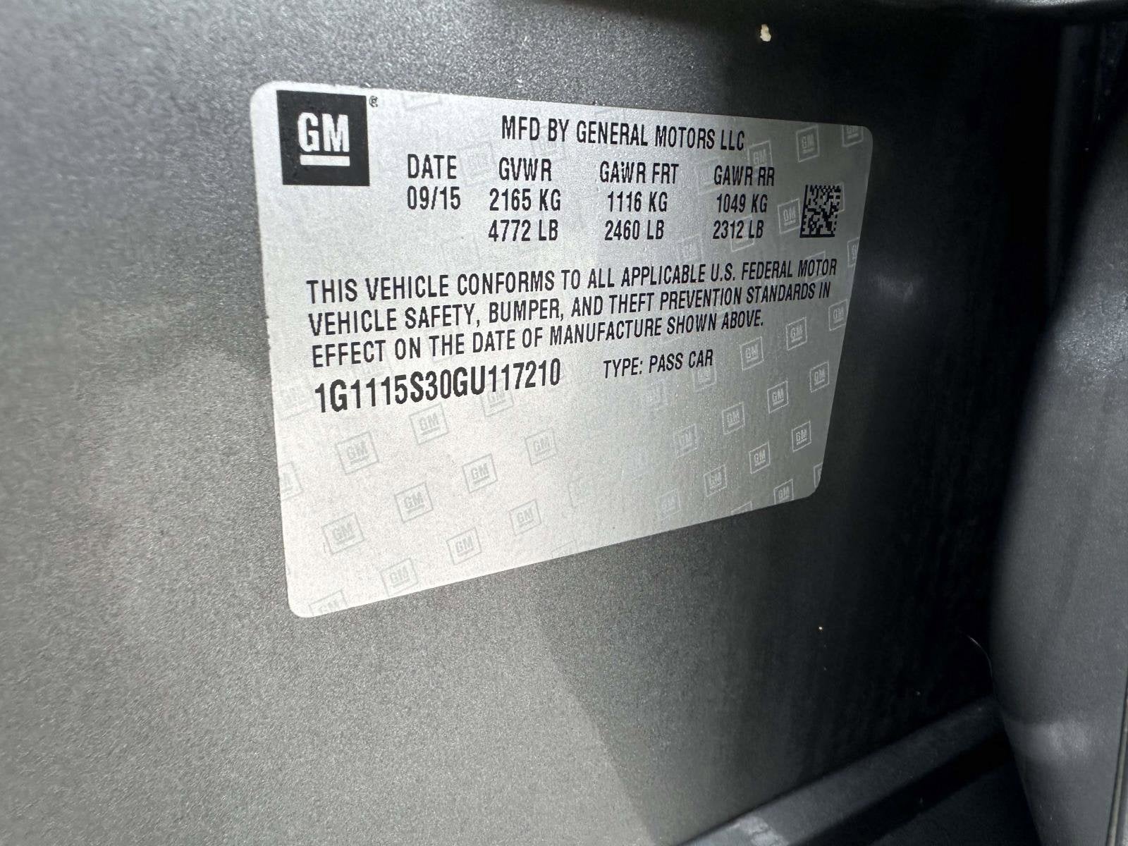 2016 Chevrolet Impala LT