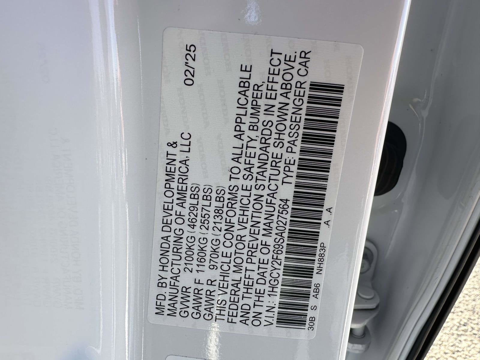 2025 Honda Accord Hybrid EX-L