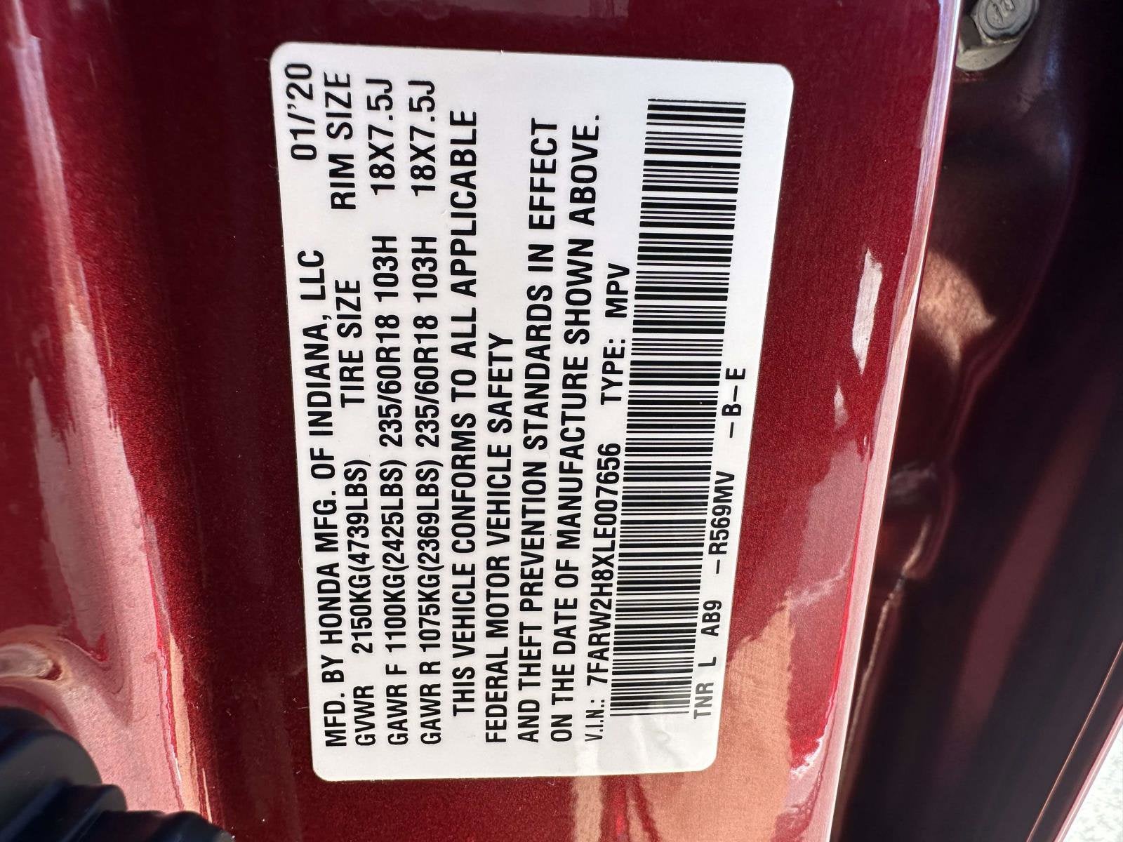 2020 Honda CR-V EX-L