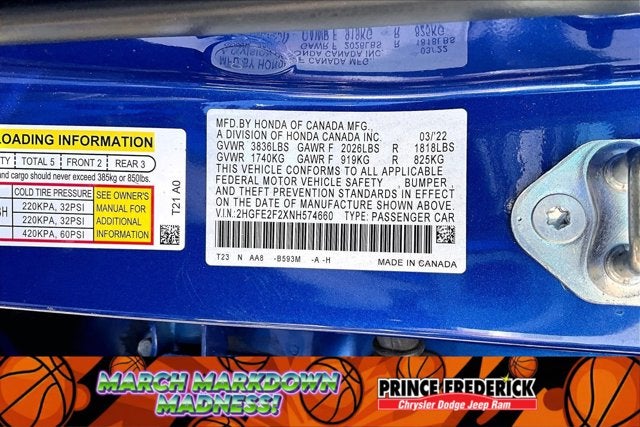 2022 Honda Civic Sedan LX