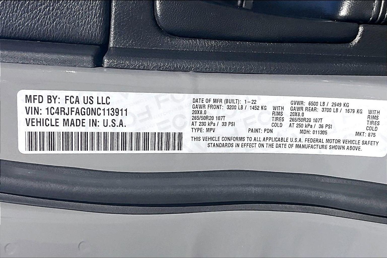 2022 Jeep Grand Cherokee WK Laredo X