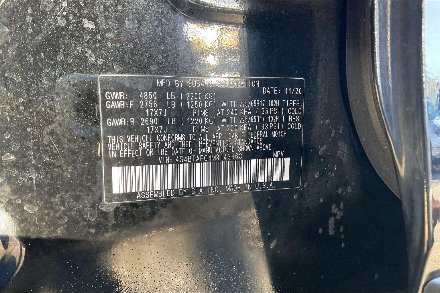 2021 Subaru Outback Premium