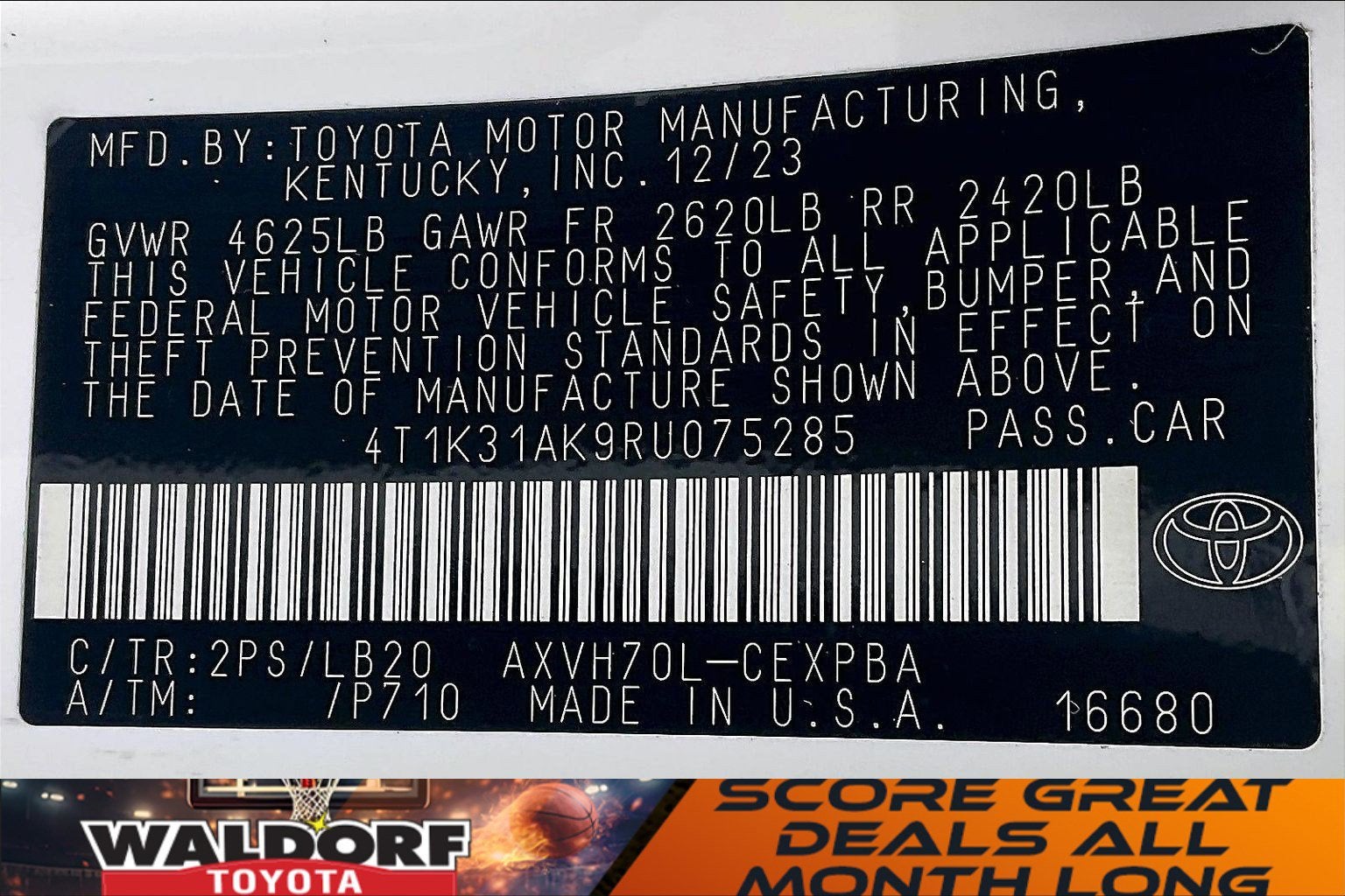 2024 Toyota Camry Hybrid XSE