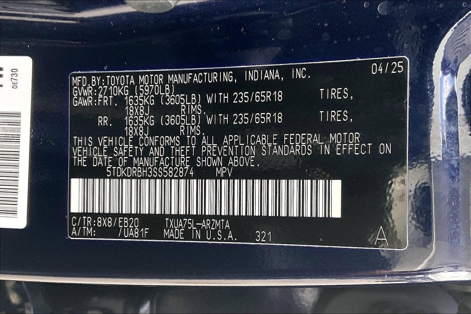 2025 Toyota Highlander XLE