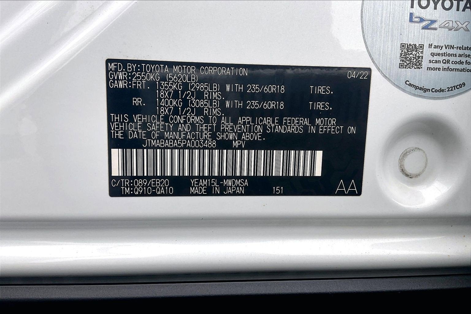 2023 Toyota bZ4X XLE