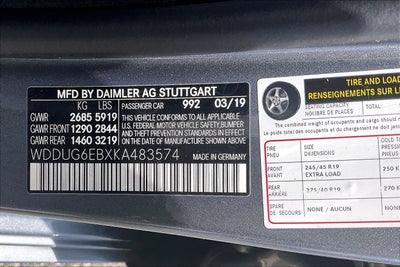2019 Mercedes-Benz S-Class S 450