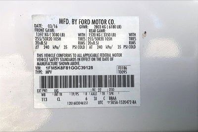 2016 Ford Explorer Limited