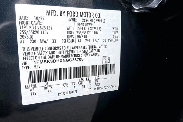 2022 Ford Explorer XLT LUXURY