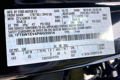 2023 Ford F-150 Lightning XLT LONG RANGE LUX PACKAGE