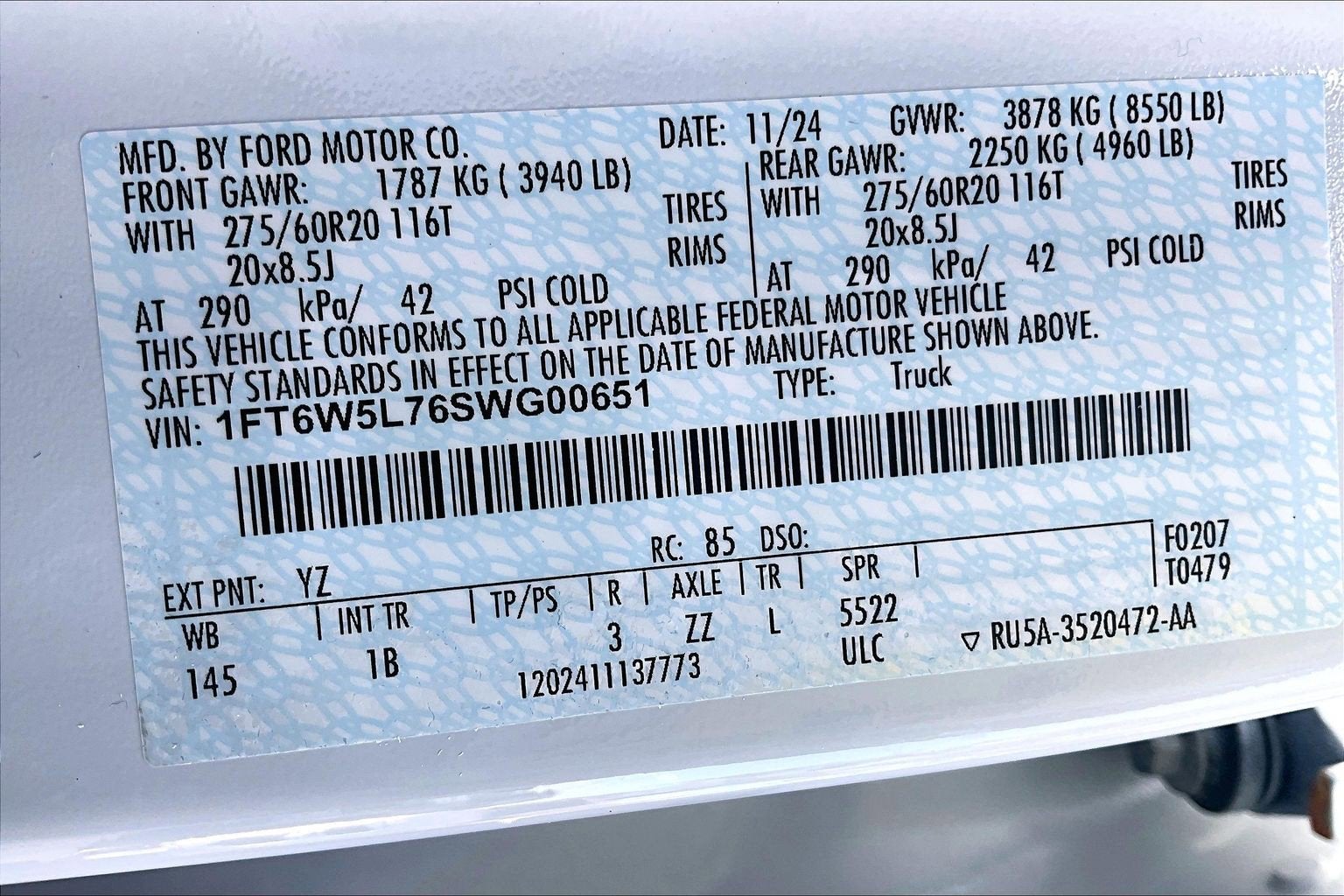 2025 Ford F-150 Lightning LARIAT EXTENDED RANGE LOADED