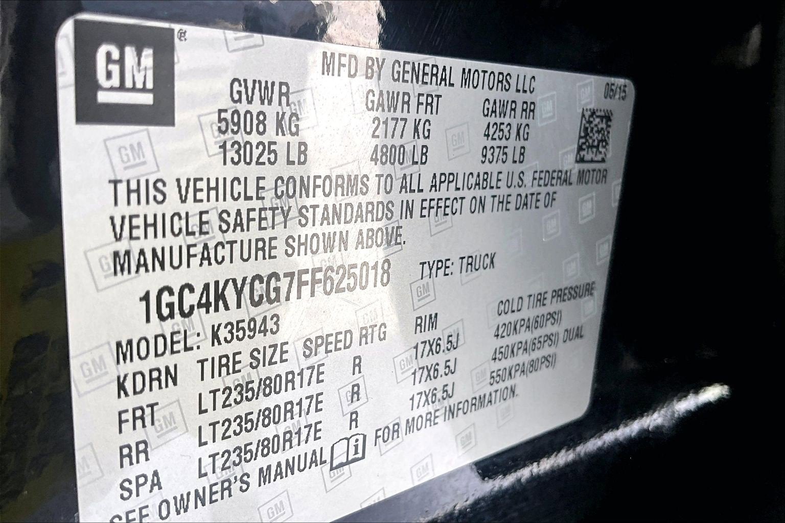 2015 Chevrolet Silverado 3500HD Built After Aug 14 Work Truck