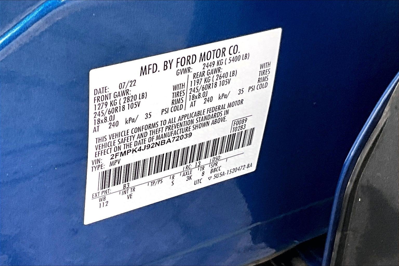 2022 Ford Edge SEL PANO ROOF