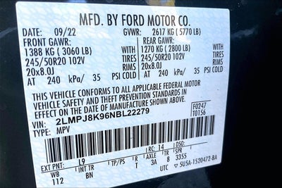 2022 Lincoln Nautilus Reserve